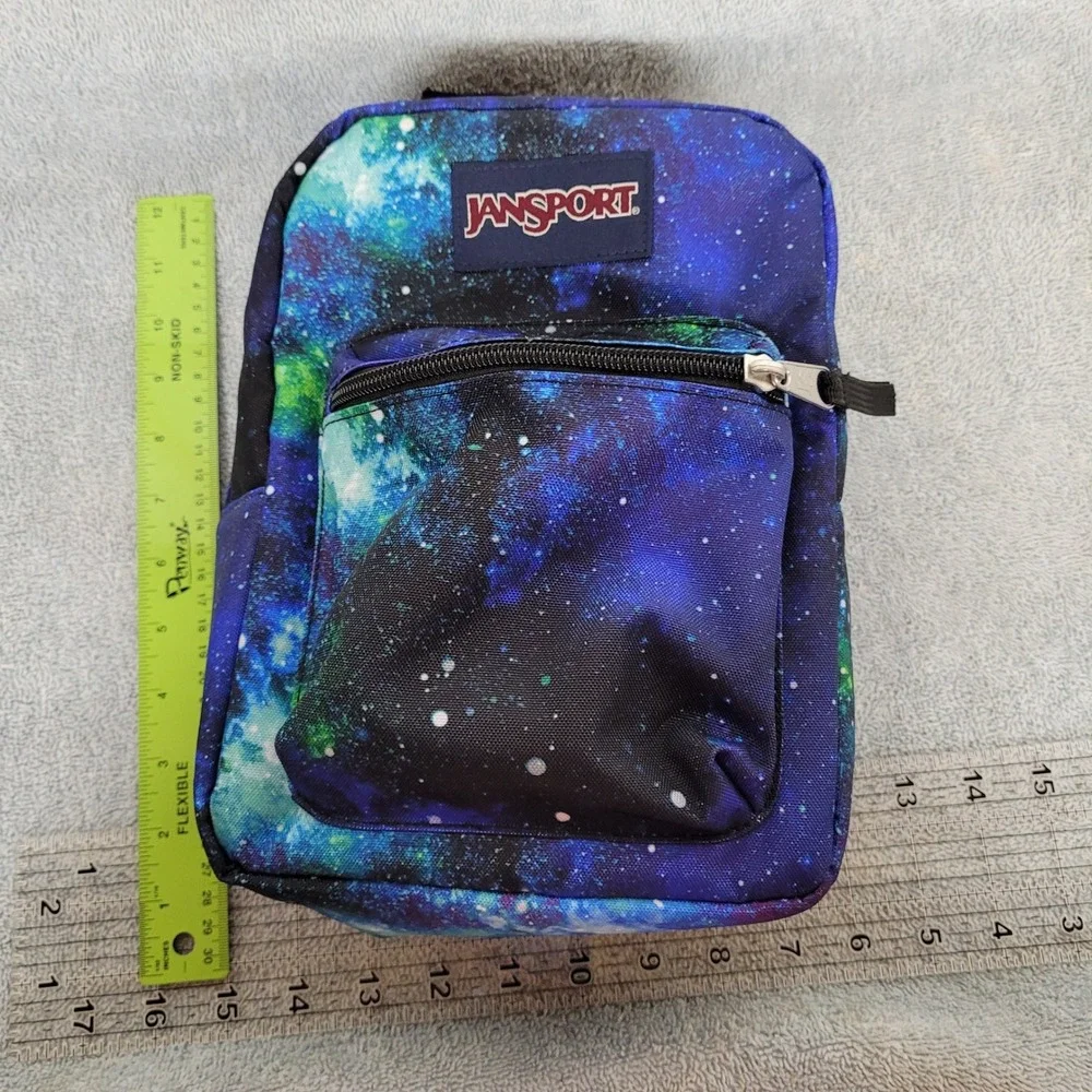 JanSport Galaxy Nebula Insulated Lunch Bag Blue Purple‎ Space Print JS0A2WJX